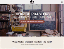 Tablet Screenshot of diedrichroasters.com